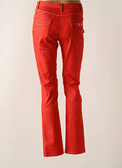 Pantalon droit rouge CHRISTINE LAURE pour femme seconde vue