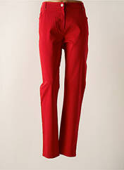 Pantalon slim rouge PAUSE CAFE pour femme seconde vue