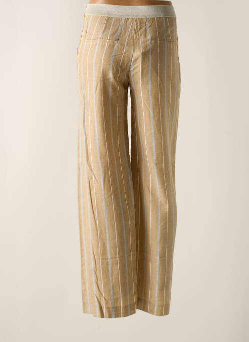 Pantalon large beige SIGNE NATURE pour femme