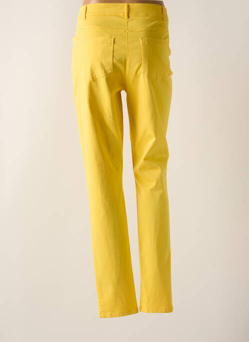 Pantalon slim jaune PAUSE CAFE pour femme