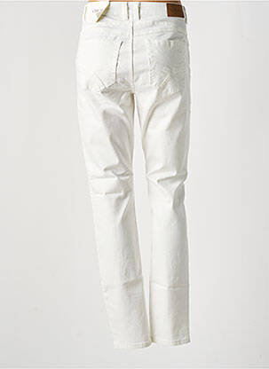 Jeans coupe slim taille basse taille basse blanc CREAM femme