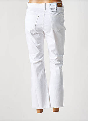 Jeans bootcut taille haute taille haute blanc EAST DRIVE femme