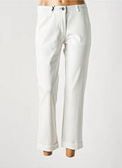 Pantalon 7/8 blanc EAST DRIVE pour femme seconde vue