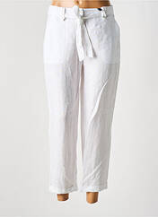 Pantalon 7/8 blanc JULIE GUERLANDE pour femme seconde vue