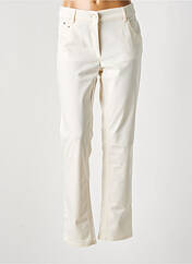 Pantalon slim beige ZERRES pour femme seconde vue