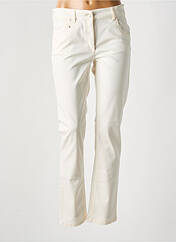 Pantalon slim beige ZERRES pour femme seconde vue