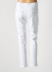 Pantalon slim blanc CHRISTINE LAURE pour femme seconde vue