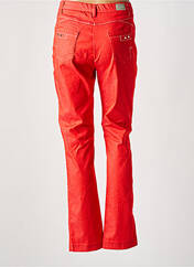 Pantalon slim rouge CHRISTINE LAURE pour femme seconde vue