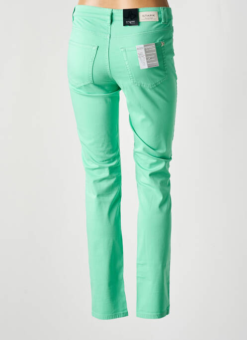 Pantalon slim taille basse taille basse vert STARK femme