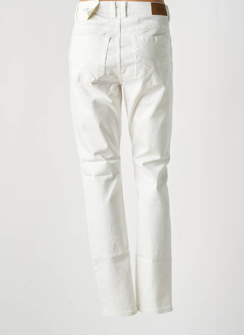 Jeans coupe slim blanc CREAM pour femme