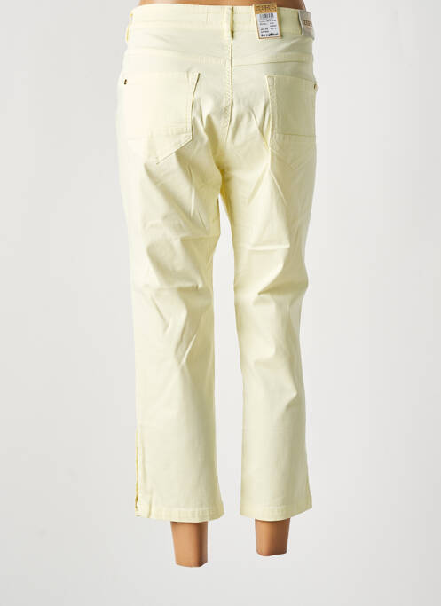 Pantalon 7/8 jaune ZERRES pour femme