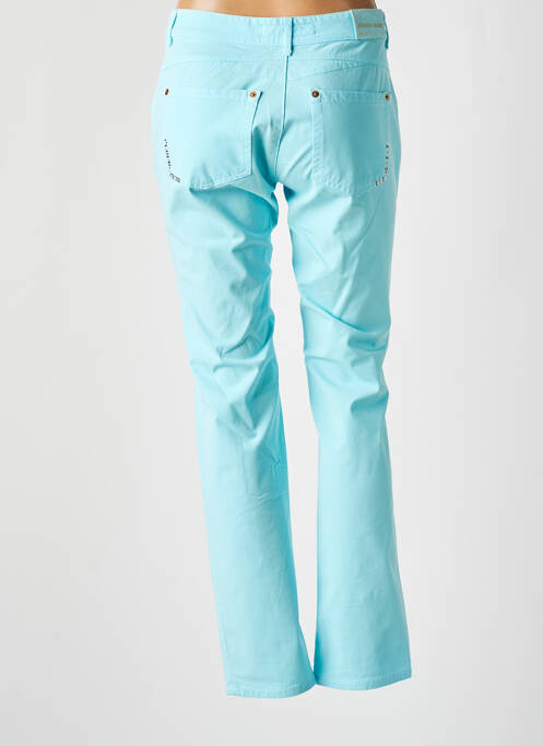 Pantalon droit bleu ZERRES pour femme