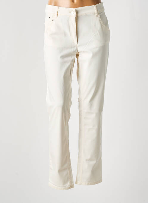 Pantalon slim beige ZERRES pour femme