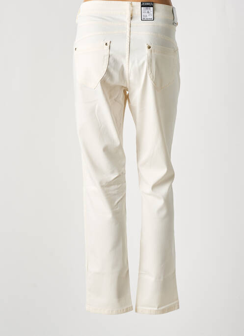 Pantalon slim beige ZERRES pour femme