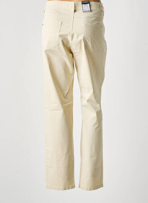 Pantalon slim beige ZERRES pour femme