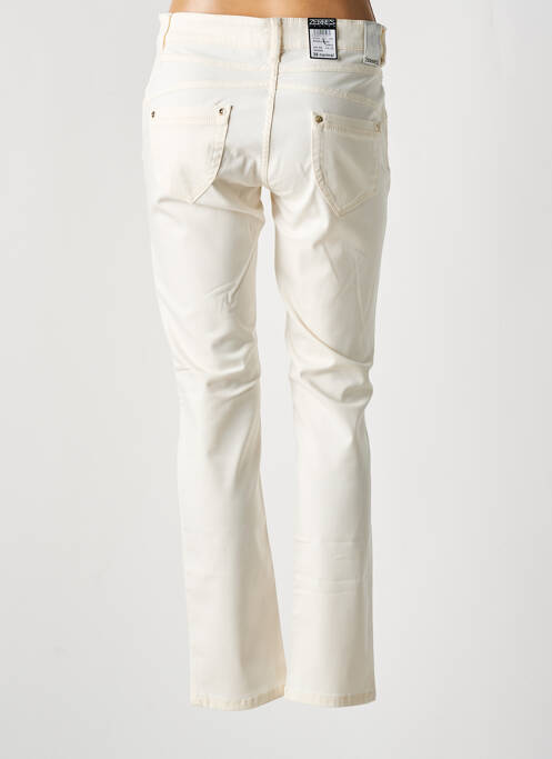 Pantalon slim beige ZERRES pour femme