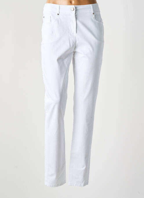 Pantalon slim blanc PAUSE CAFE pour femme