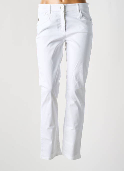 Pantalon slim blanc ZERRES pour femme