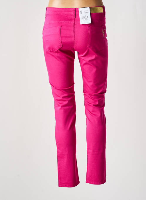 Pantalon slim rose EAST DRIVE pour femme