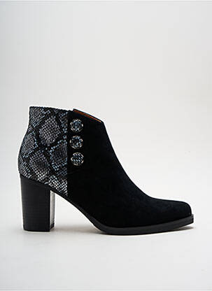 Bottines En Cuir Noir Mam'Zelle - Taille 40 - Talon 2-7 Cm - Modèle N351 - Neuf En Destockage (ancien Prix 139€)