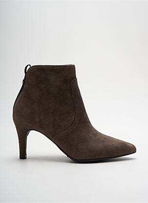 Bottines/boots bout pointu talon de 4 à 6cm gris ROSEMETAL femme