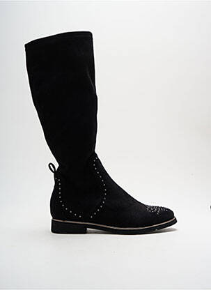 Bottes bout rond talon plat jusqu'à 3cm noir JB MARTIN femme