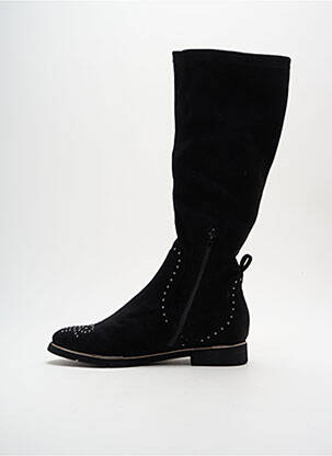 Bottes bout rond talon plat jusqu'à 3cm noir JB MARTIN femme