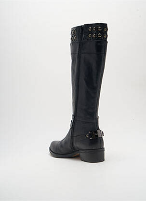 Bottes bout rond talon plat jusqu'à 3cm noir MAM'ZELLE femme