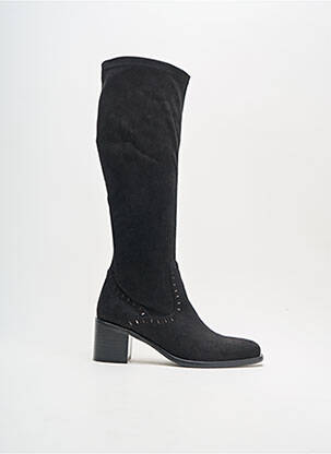 Bottes bout rond talon de 4 à 6cm noir ADIGE femme