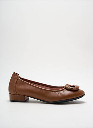Ballerines carré talon plat jusqu'à 3cm marron SABRINAS femme