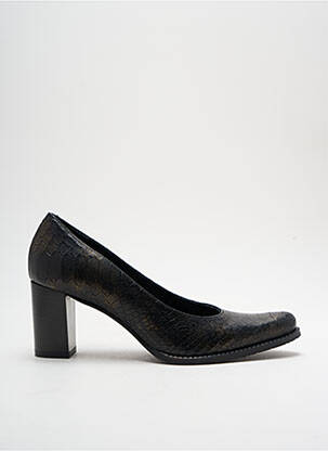 Escarpins talon bottier talon de 4 à 6cm noir REGARD femme