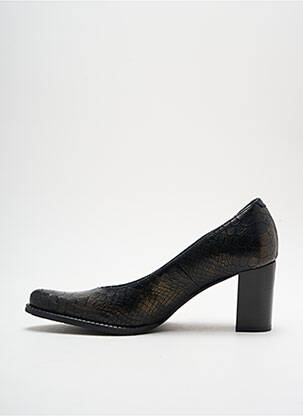 Escarpins talon bottier talon de 4 à 6cm noir REGARD femme