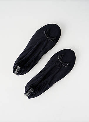 Chaussons/pantoufles semelle extérieure cuir talon plat jusqu'à 3cm noir GLOVE STORY femme
