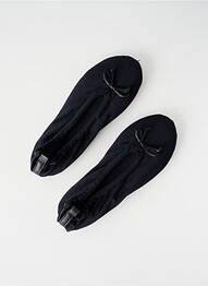 Chaussons/pantoufles semelle extérieure cuir talon plat jusqu'à 3cm noir GLOVE STORY femme