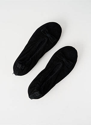 Chaussons/pantoufles semelle extérieure cuir talon plat jusqu'à 3cm noir GLOVE STORY femme