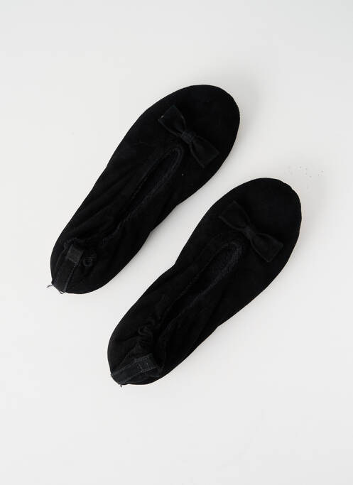Chaussons/pantoufles semelle extérieure cuir talon plat jusqu'à 3cm noir GLOVE STORY femme