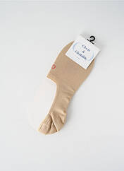 Chaussettes beige CLOVIS & CLOTHILDE pour homme seconde vue