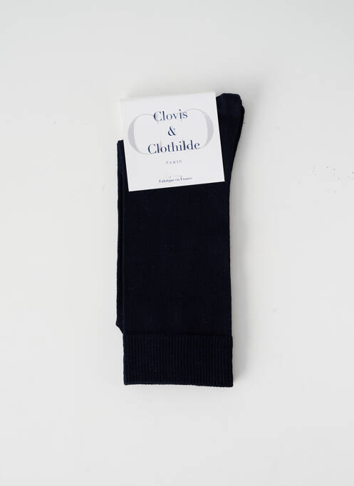 Chaussettes bleu CLOVIS & CLOTHILDE pour unisexe