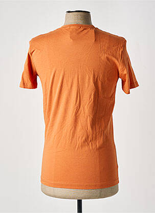T-shirt coupe cintrée manches courtes orange EMPEROR APPAREL homme