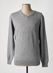 Pull gris YVES ENZO pour homme seconde vue