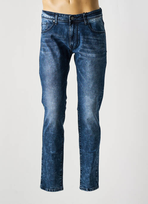 Jeans coupe slim bleu BRUNO LEONI pour homme