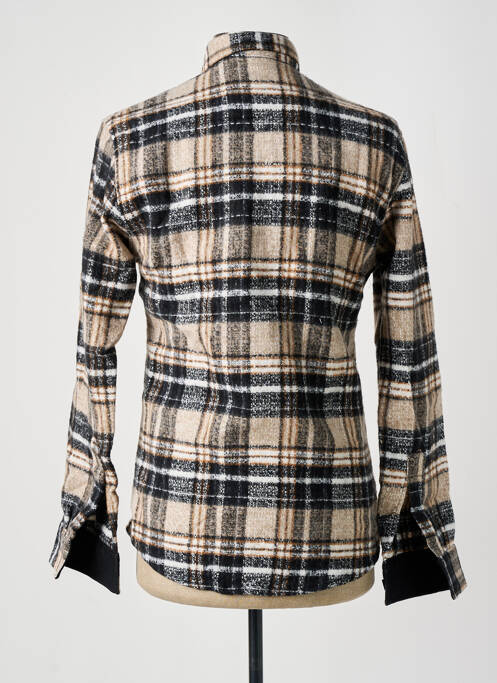 Chemise manches longues beige BLACK NEEDLE pour homme