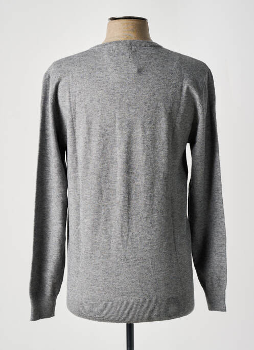 Pull gris YVES ENZO pour homme