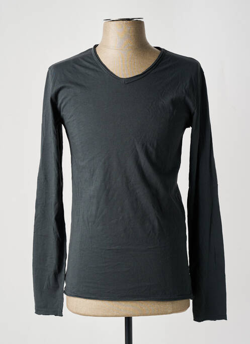 T-shirt gris MADE IN ITALY pour homme