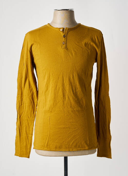 T-shirt jaune MADE IN ITALY pour homme