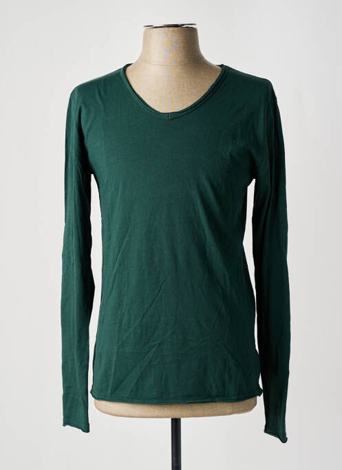 T-shirt vert MADE IN ITALY pour homme