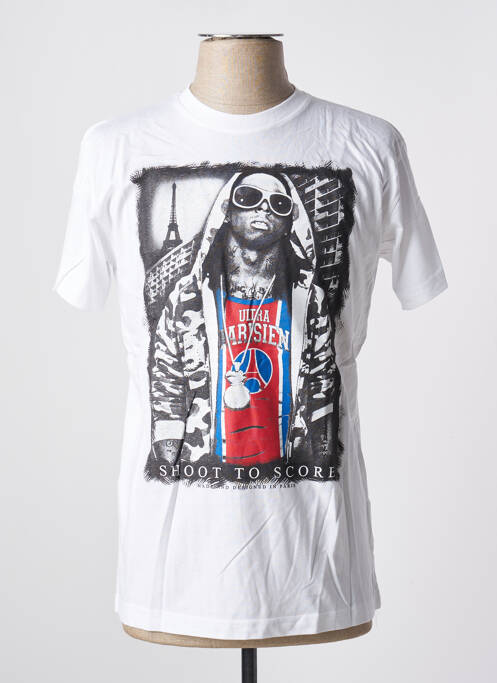 T-shirt blanc FAMOUS pour homme