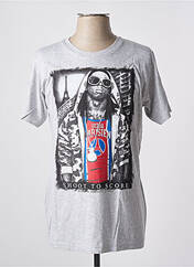 T-shirt gris FAMOUS pour homme seconde vue