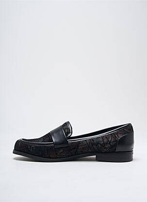 Mocassins matière lisse talon plat jusqu'à 3cm noir METAMORF'OSE femme