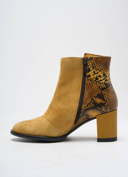 Bottines/Boots jaune SOFTWAVES femme